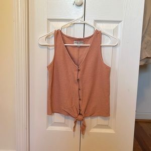 Madewell Texture&Thread Tie Tank